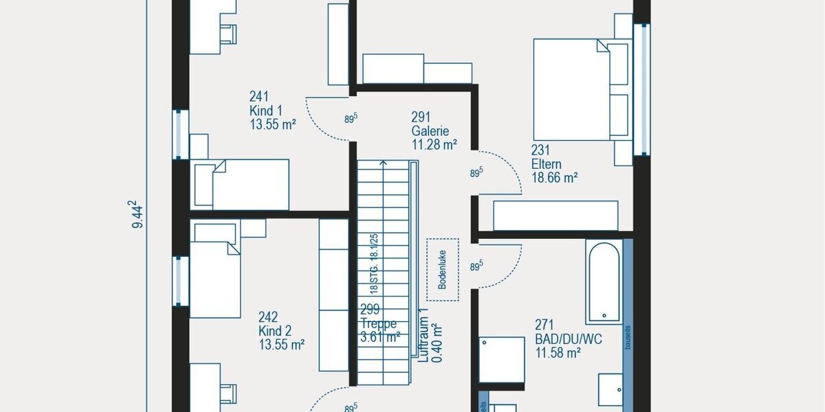 Perfekt durchdachter Grundriss