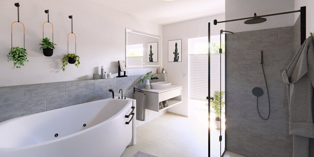Wellness-Bad mit Komfort
